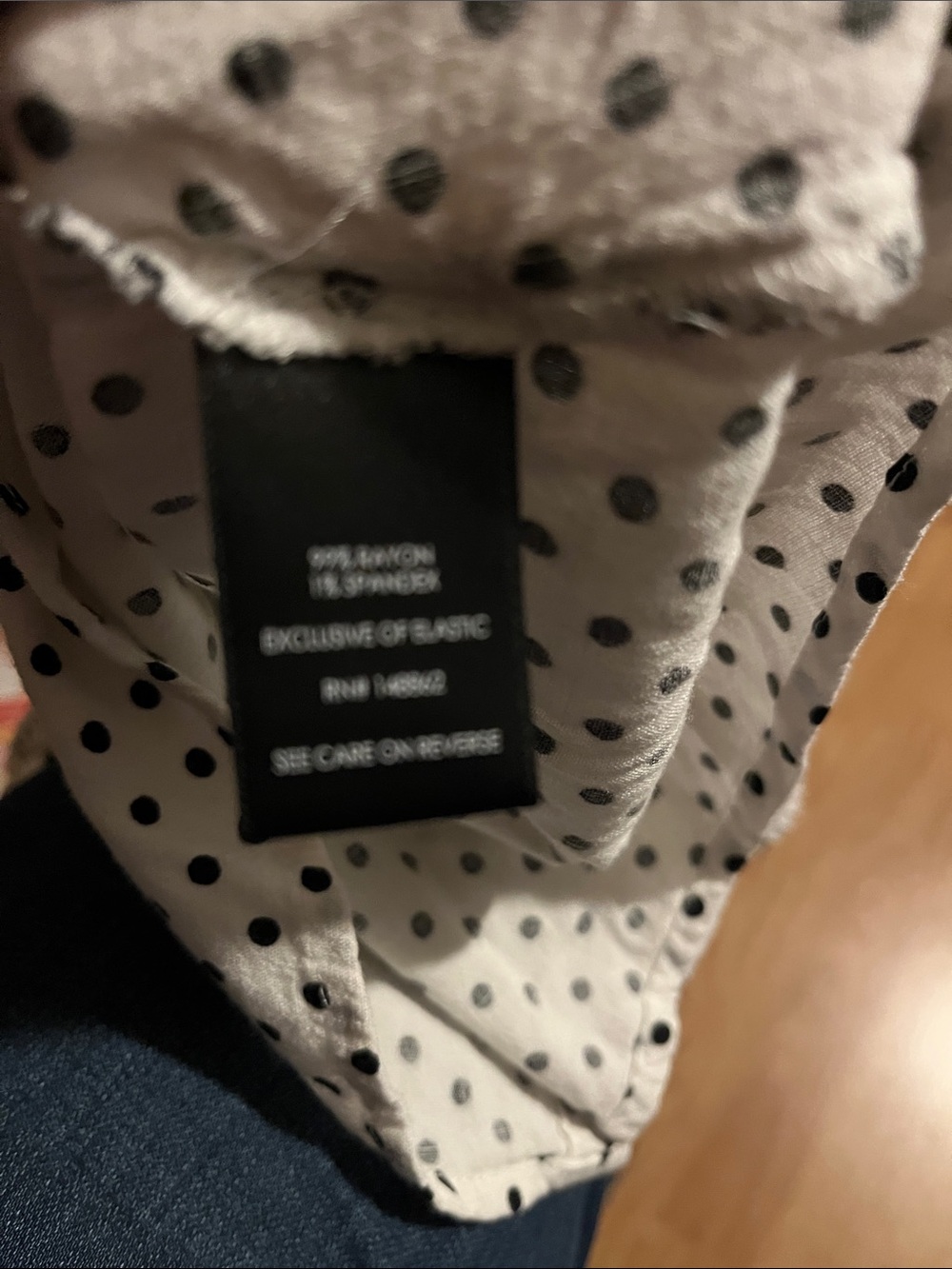 torrid White Polka Dot Button-Front Blouse - Picture 5 of 5